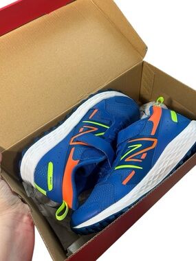 NIB New Balance Kids Fresh Foam 650v1 Cobalt Extra Wide Sneakers Size 3.5